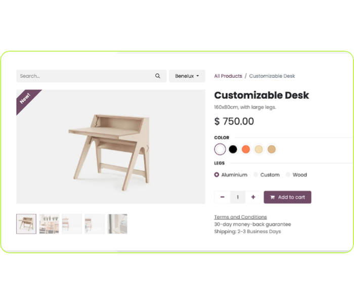 Ecommerce shop